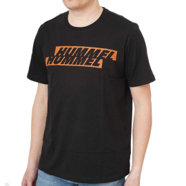 HUMMEL  Маица HMLGRAPHIC DISPLACED LOGO TEE ЗА МАЖИ