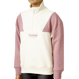 HUMMEL Дуксер HMLESSEX ZIP NECK SWEATSHIRT ЗА ДЕВОЈЧИЊА