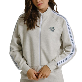 ANTA Дуксер KNIT TRACK TOP BEACH PARTY-AUTUMN HEATHER GREY ЗА ЖЕНИ