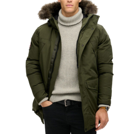 SUPERDRY Јакна EVEREST FAUX FUR PARKA JACKET ЗА МАЖИ