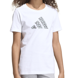 ADIDAS Маица JG ANIMAL T WHITE ЗА ДЕВОЈЧИЊА