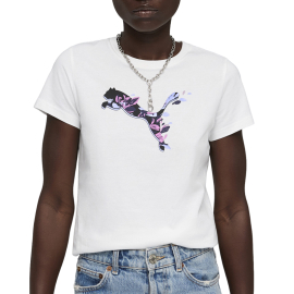 PUMA Маица GRAPHICS FLORAL CAT TEE ЗА ЖЕНИ