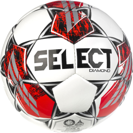 SELECT Фудбалска Топка DIAMOND V23 FIFA B WHITE/RED 5 UNISEX