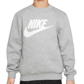 NIKE DUKS K NSW CLUB FLC CREW LS HBR МОМЧИЊА 