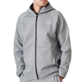 HUMMEL  Дуксер HMLTECH FLEECE REGULAR ZIP HOODIE ЗА МАЖИ