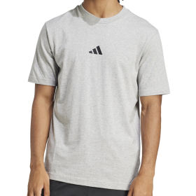 ADIDAS Маица GREY ESSENTIALS SMALL LOGO SINGLE JERSEY TEE ЗА МАЖИ