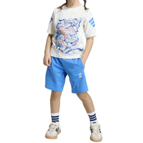 ADIDAS Сет Маица+Шорцеви LK MRVL AV TSET OWHITE/RAYBLU МОМЧИЊА 