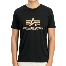 ALPHA Маица BASIC T-SHIRT FOIL PRINT ЗА МАЖИ