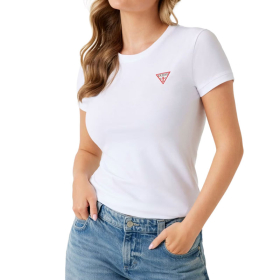 GUESS Маица SS CN MINI TRIANGLE TEE ЗА ЖЕНИ